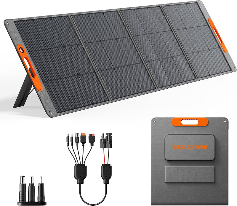 Panel solar portátil de 280W, impermeable HPBC IP65 para RV al aire...