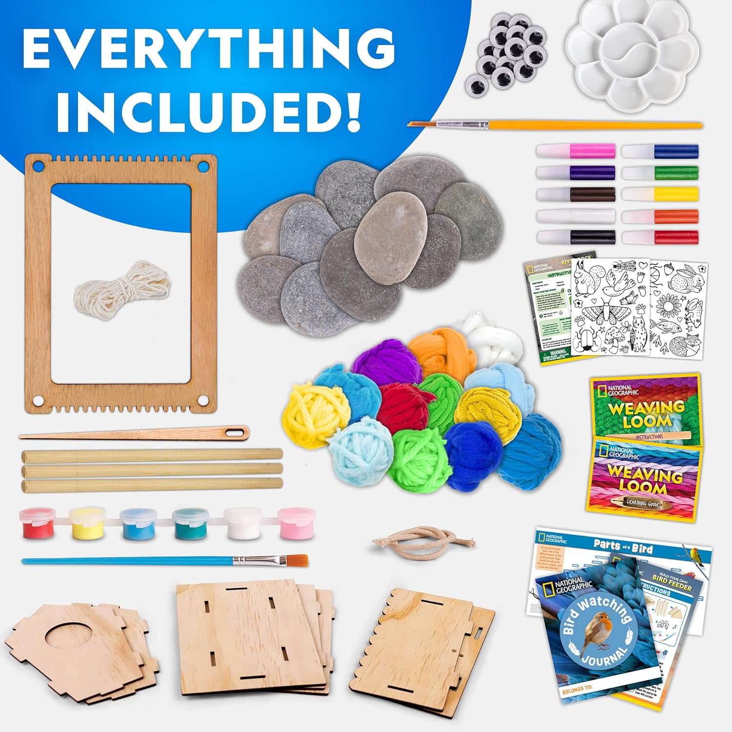 Mega kit de actividades de artes y manualidades de National Geograp...