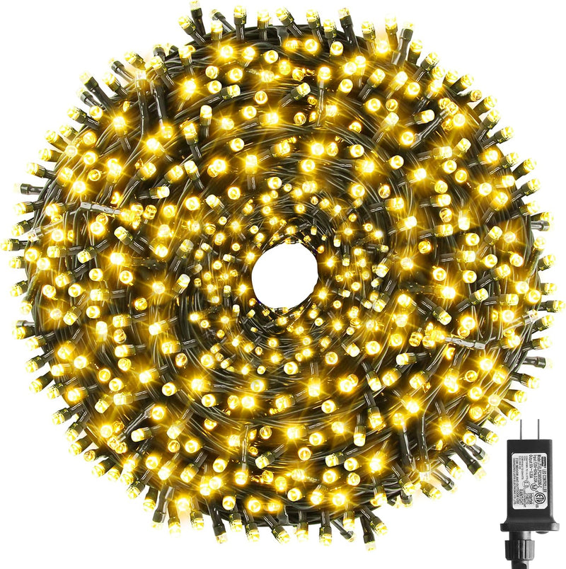Chuya Luces de Navidad para interiores y exteriores, luces de árbol...