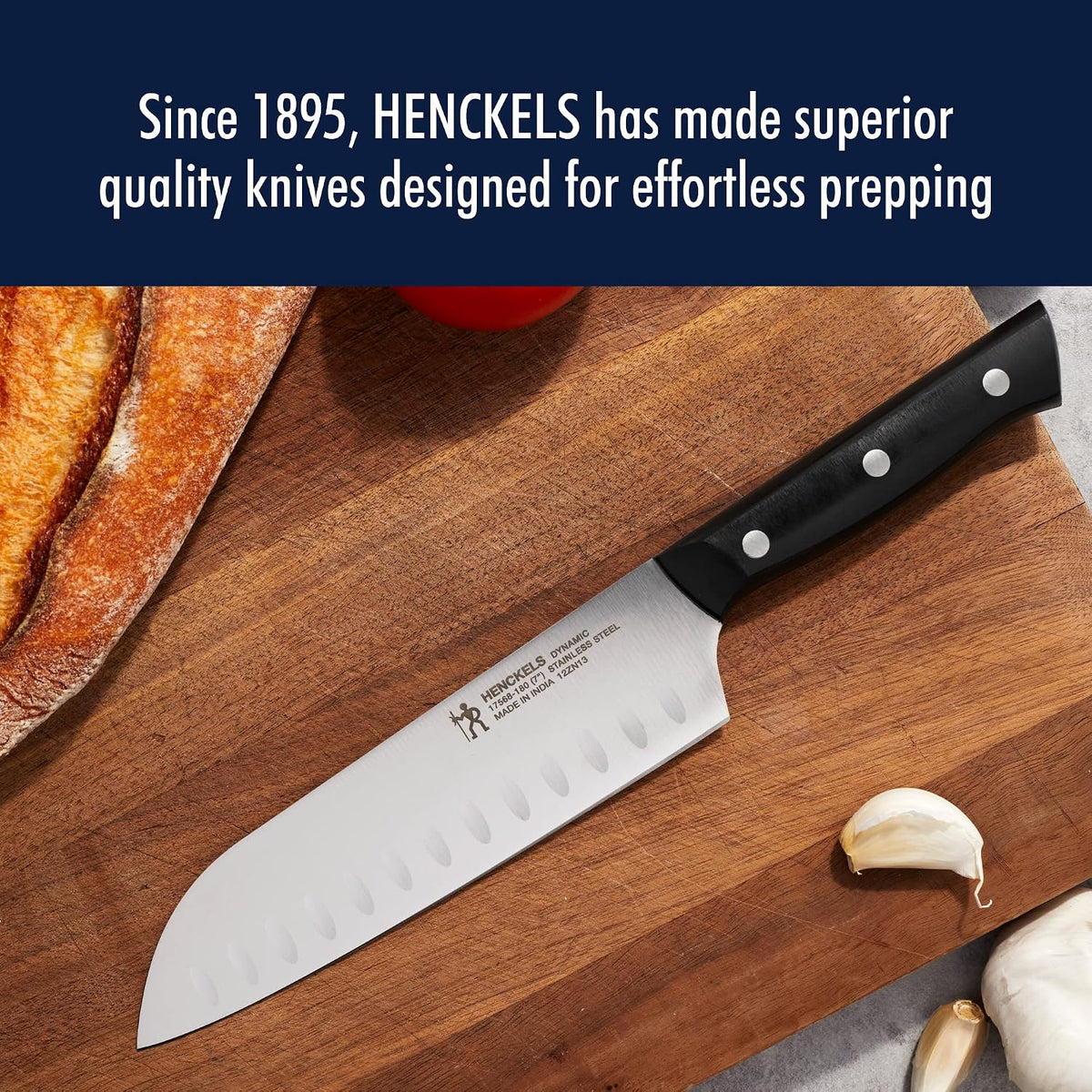 Henckels Juego de cuchillos dinámicos de 5 piezas con chef, pan, ut...