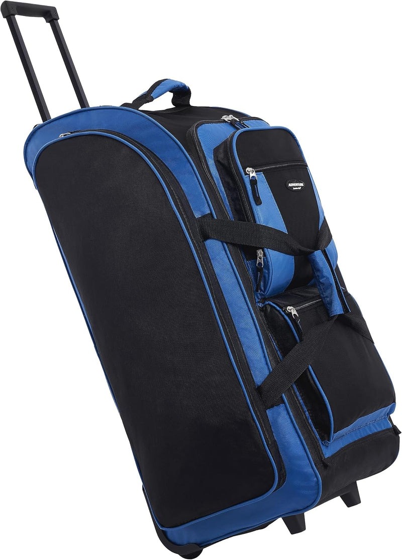 Bolsa de lona con ruedas vertical y múltiples bolsillos Travelers C...