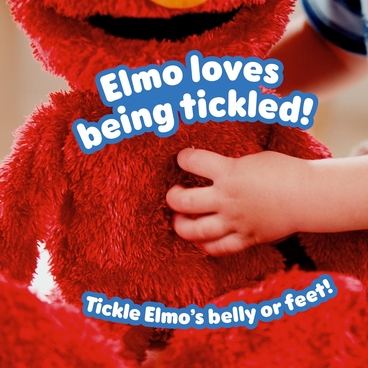 Juguete de peluche interactivo de Barrio Sésamo Tickle Me Elmo Gigg...