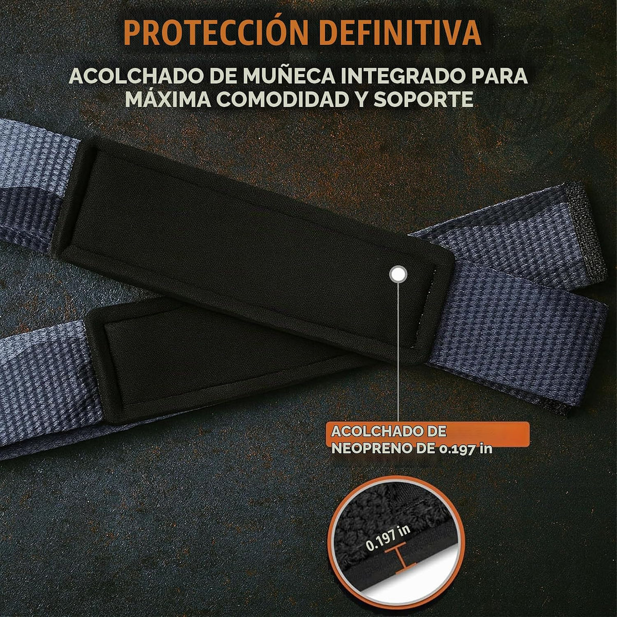 Iron Infidel Correas de Levantamiento de Peso - Correas de Muñeca p...