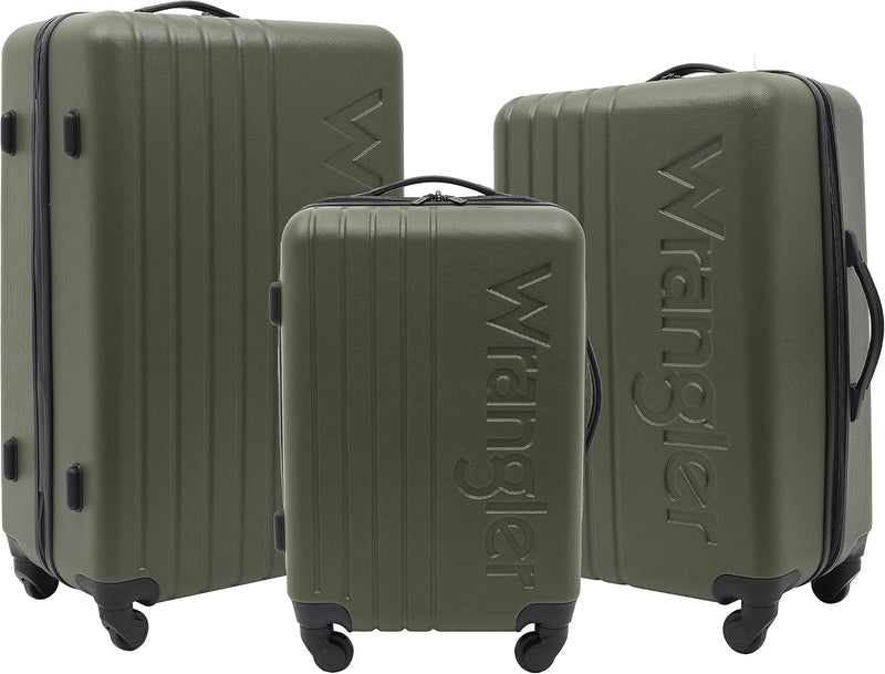 Juego de maletas Wrangler Quest, Verde oliva