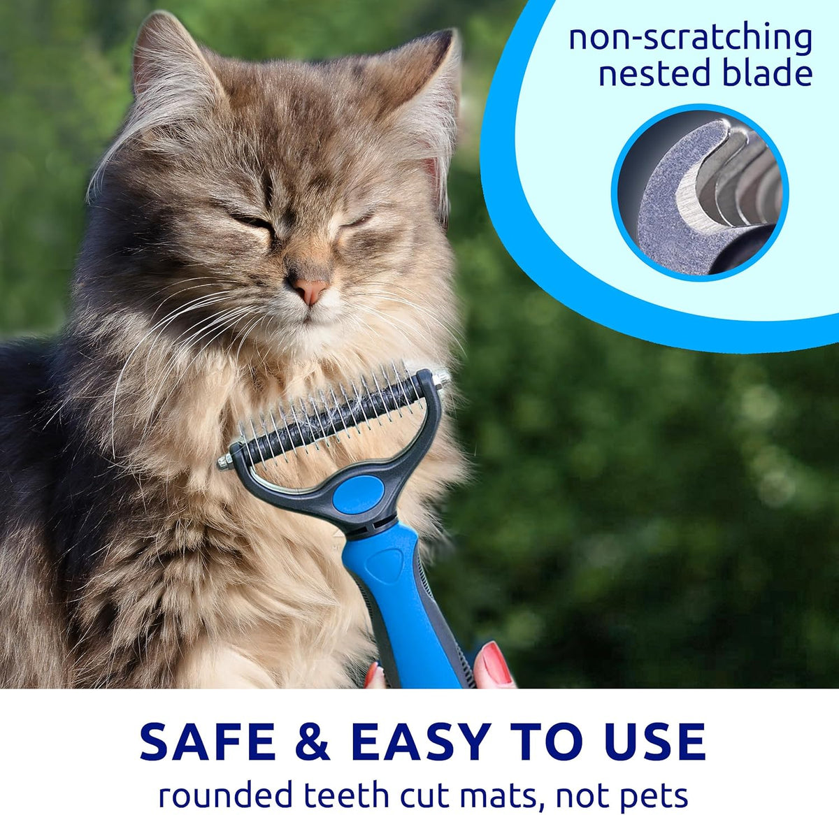 Pat Your Pet Combo de cepillo de deshedding y peine de metal | Cepi...