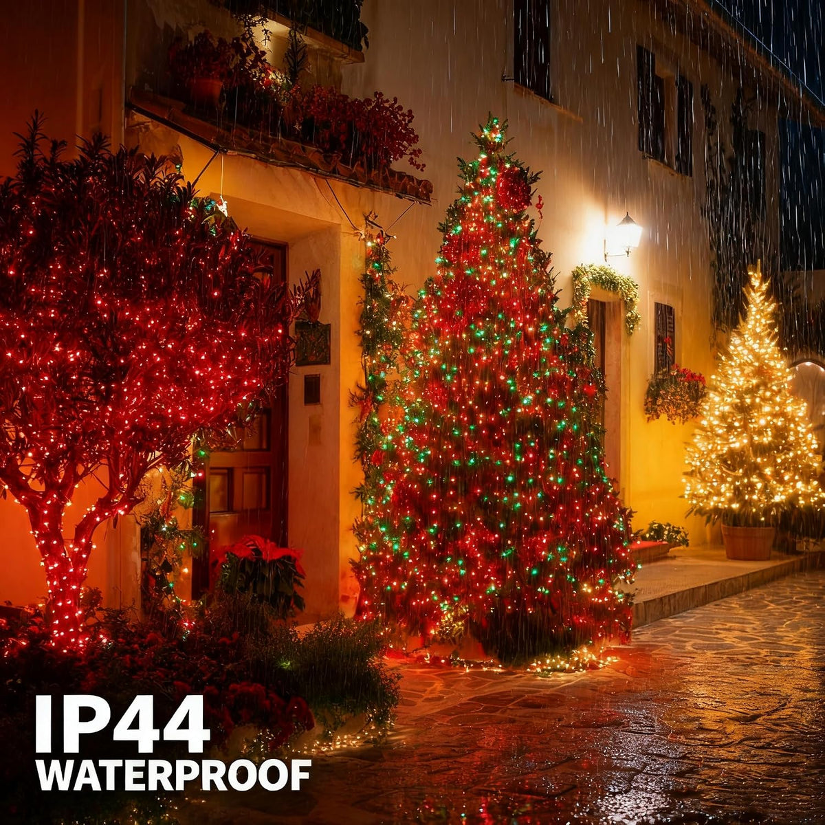 TW SHINE luces de Navidad, 600 luces LED de 196 pies, tira de luces...