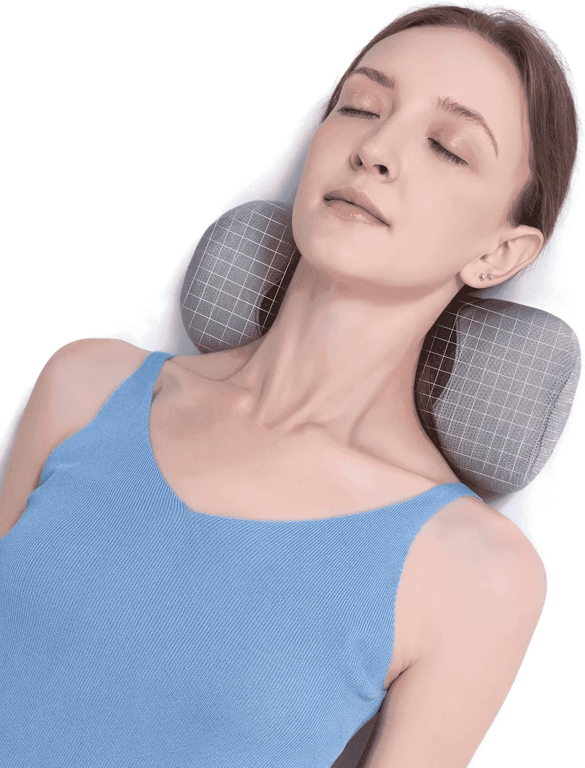Bespilow Almohada pequeña para dormir, almohadas cervicales para al...