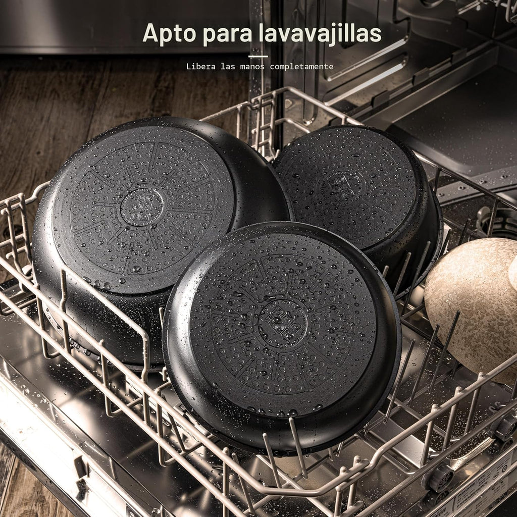 Astercook - Juego de utensilios de cocina de cerámica antiadherente...