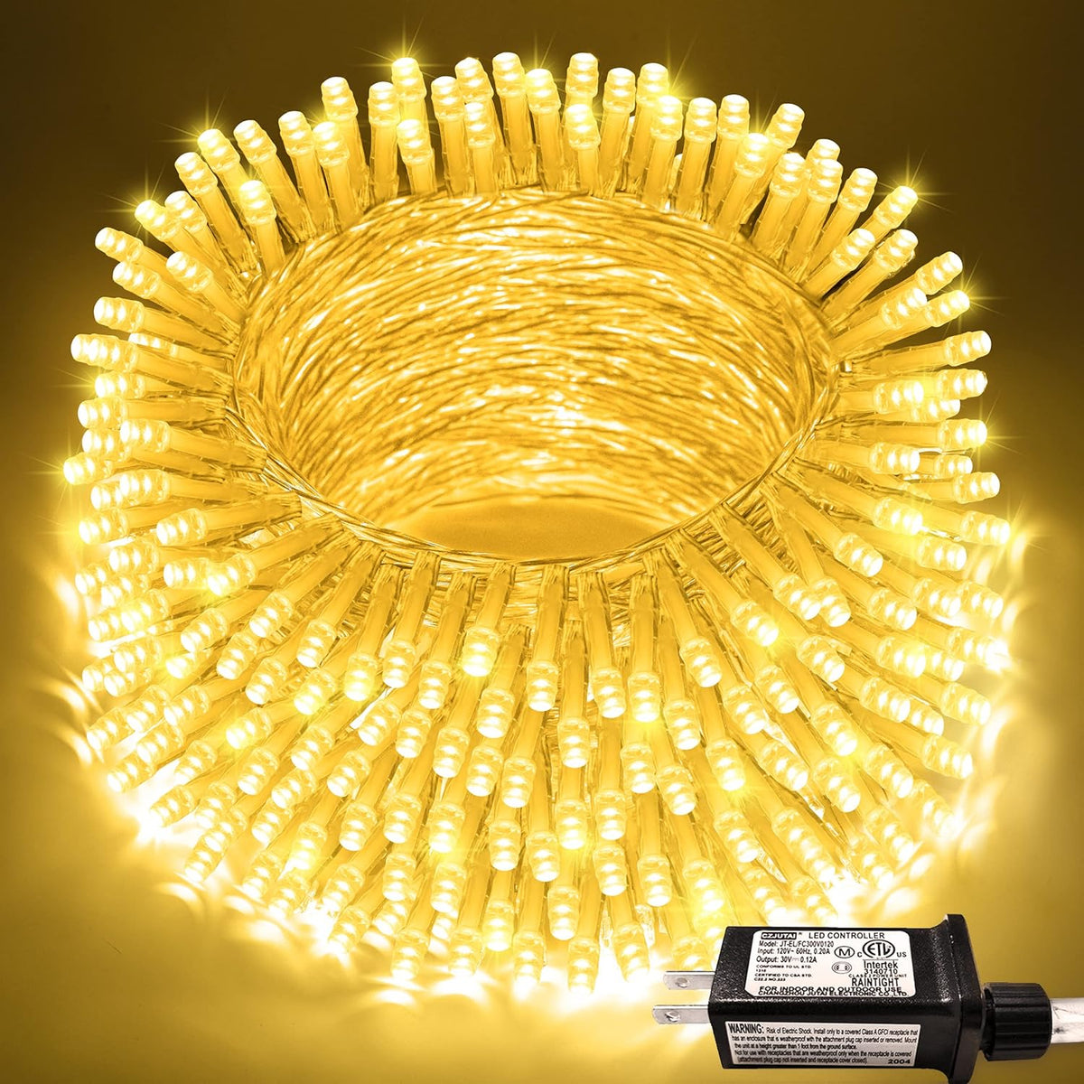 JMEXSUSS - Tira de 200 luces LED de Navidad para interiores y exter...