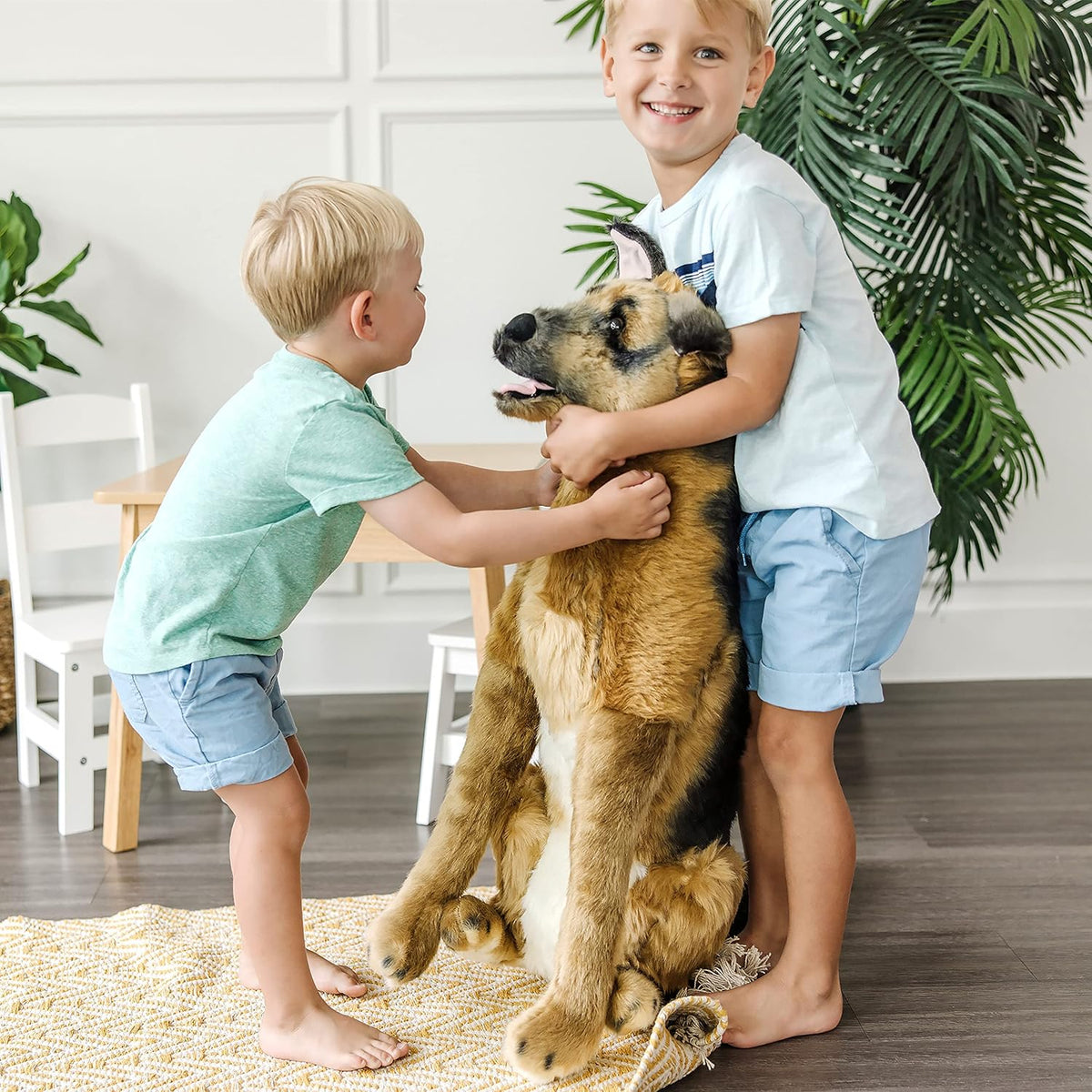 Pastor alemán de peluche gigante Melissa &amp; Doug (más de 2 pies...