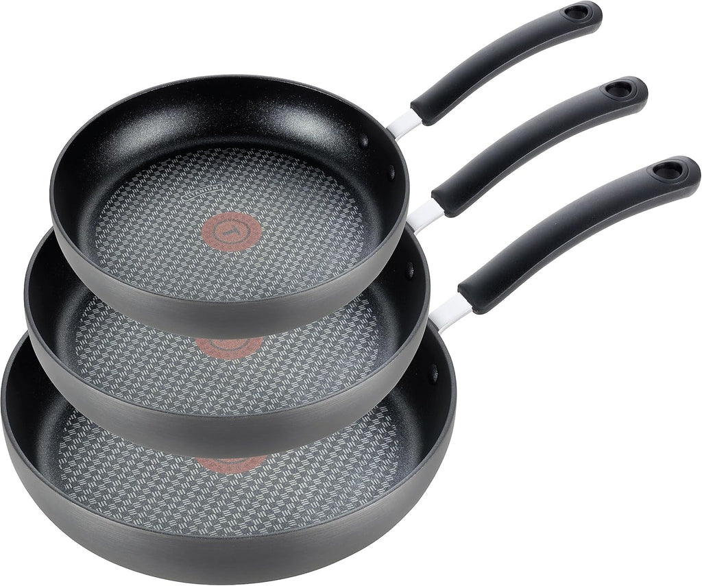 T-fal Ultimate Hard Anodized Set de Sartén Antiadherente de 3 Pieza...