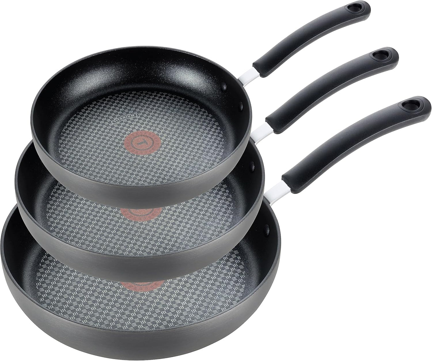 T-fal Ultimate Hard Anodized Set de Sartén Antiadherente de 3 Pieza...