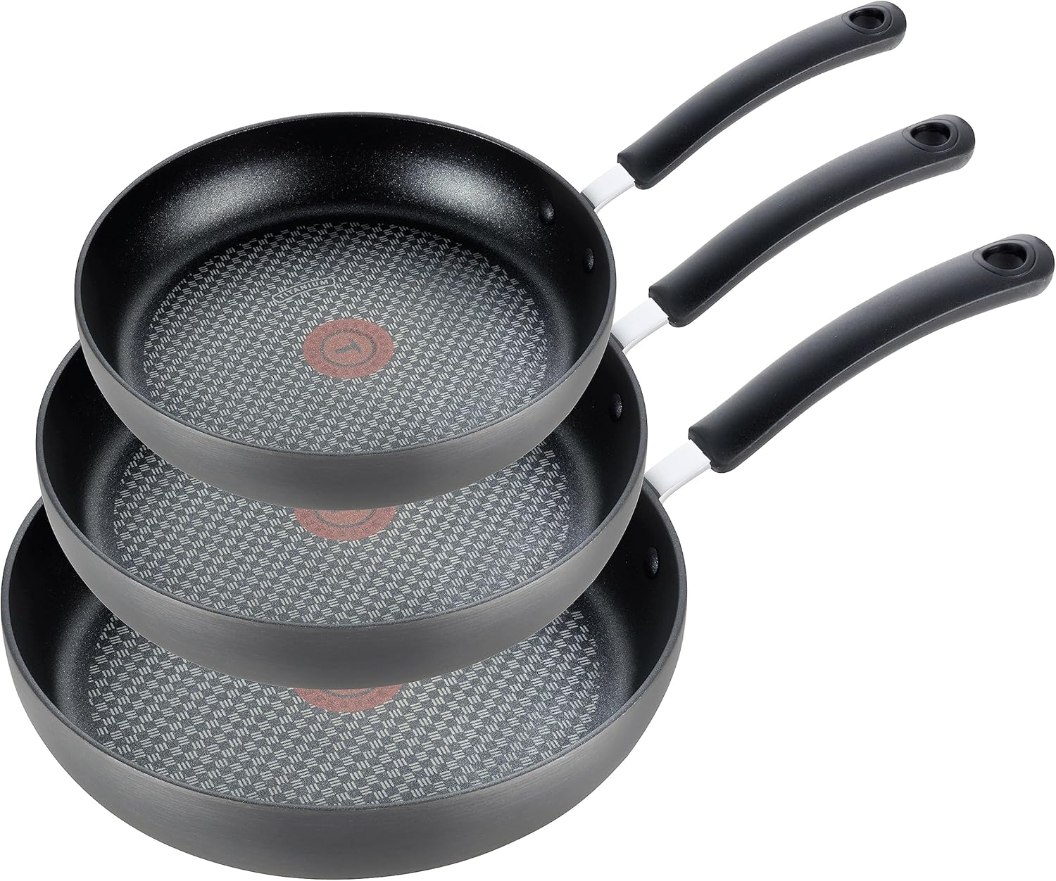 T-fal Ultimate Hard Anodized Set de Sartén Antiadherente de 3 Pieza...