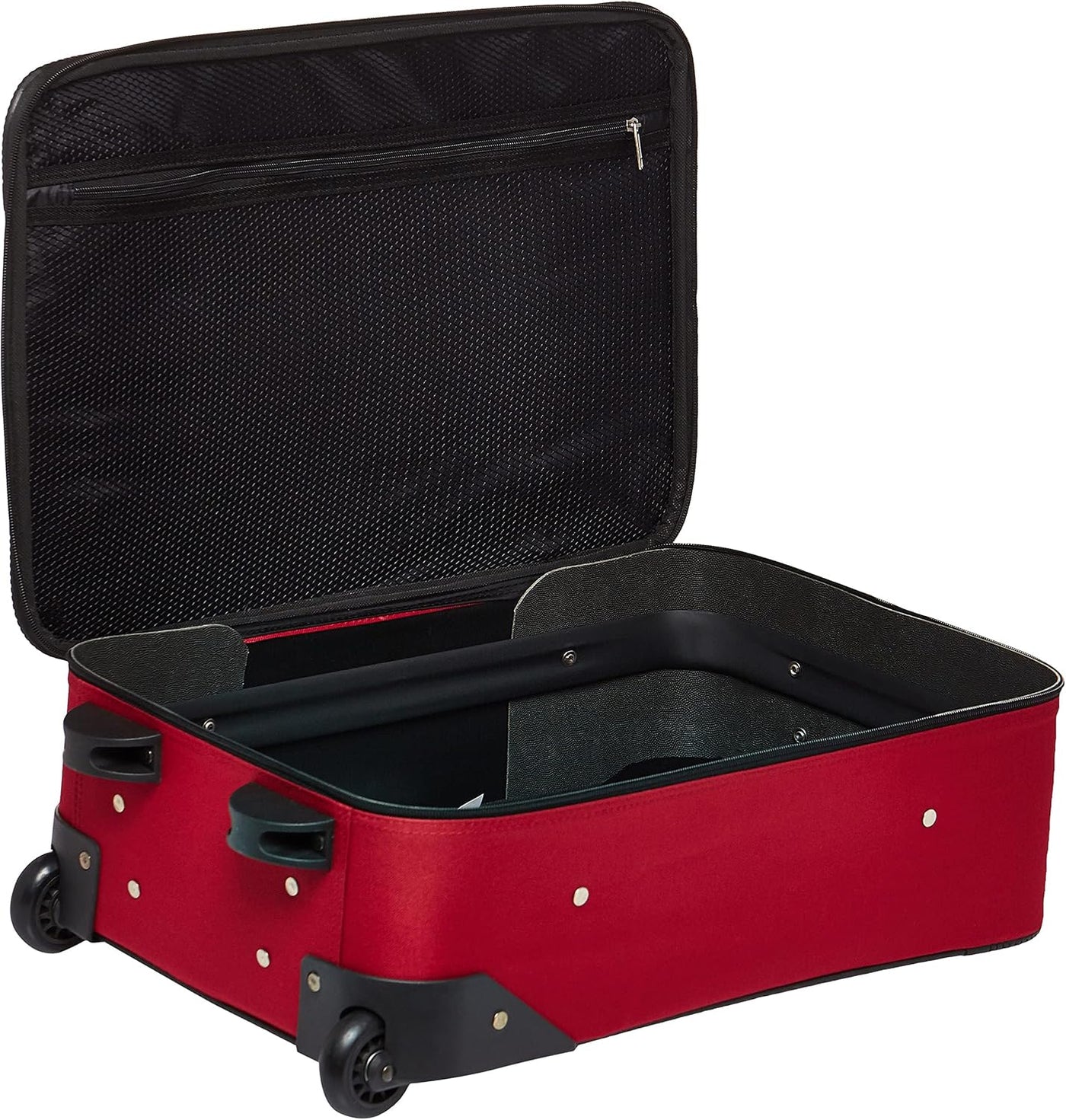 American Tourister Fieldbrook XLT Softside - Equipaje vertical, Roj...