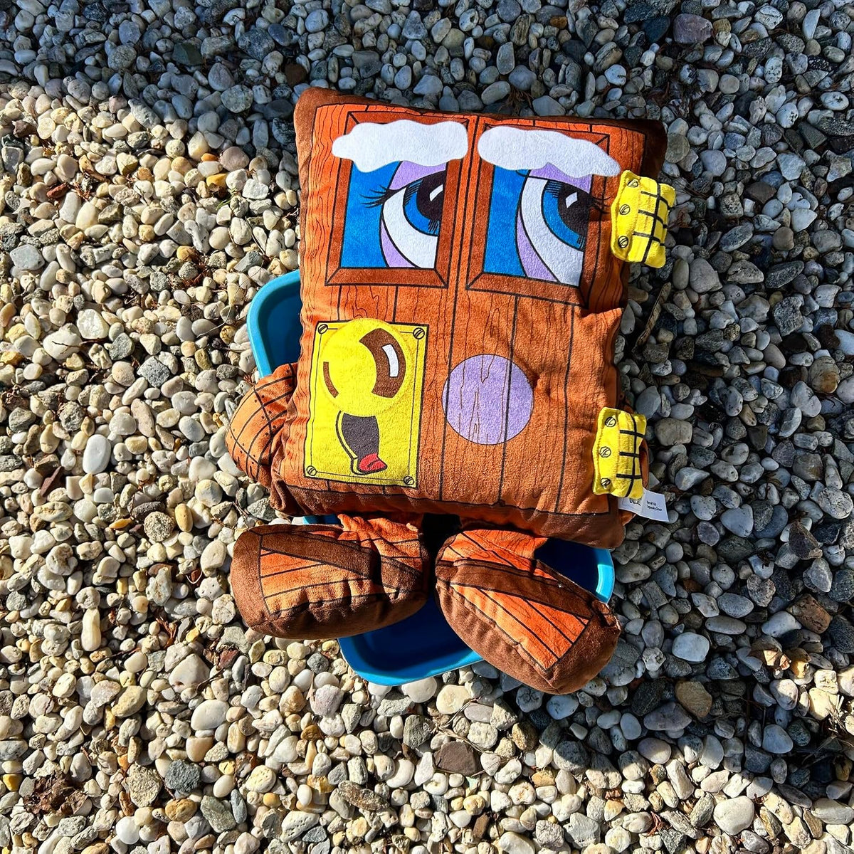 Pillow People: Squeaky Door Plush - Juguete y almohada 2 en 1, amig...