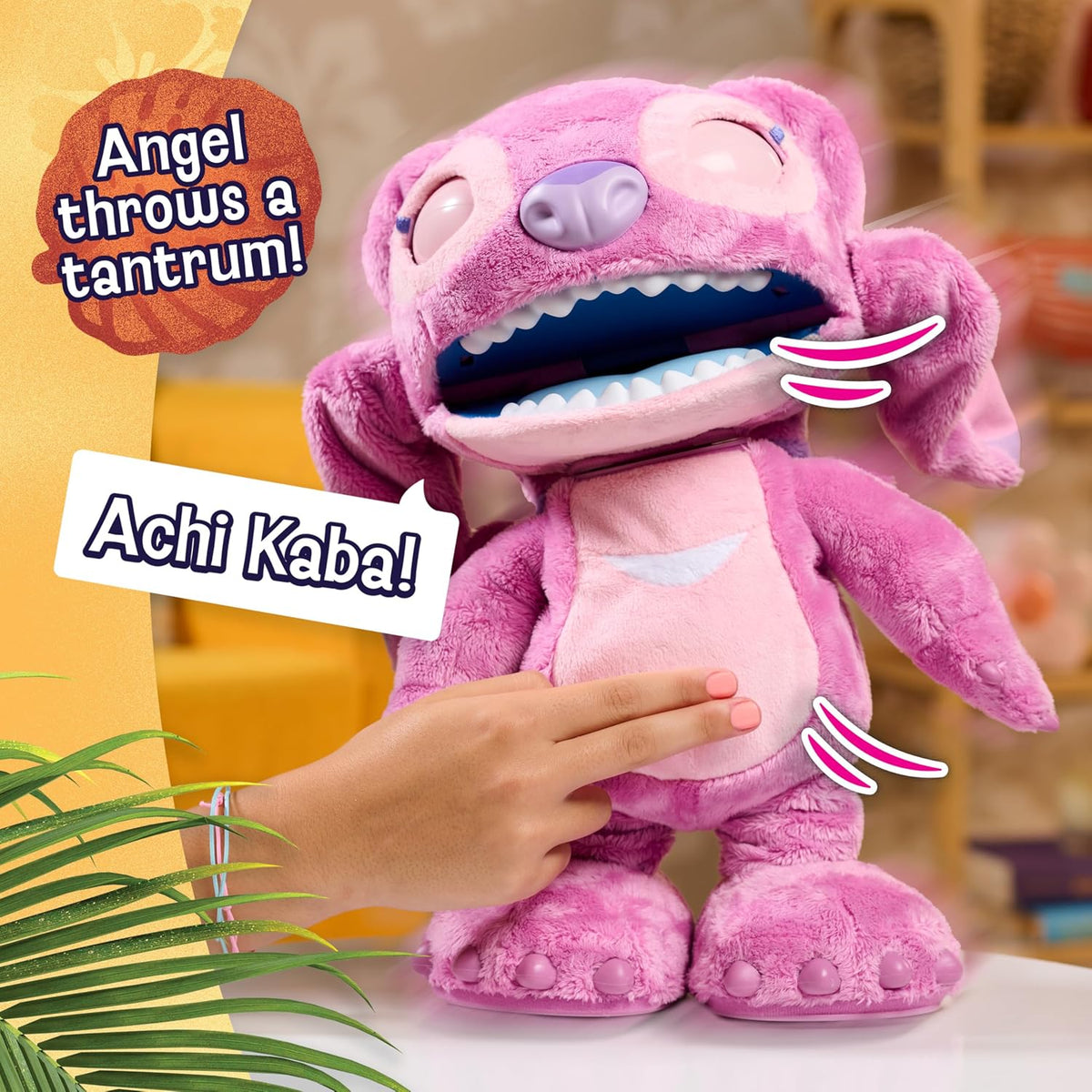 Disney Stitch Ultimate Angel - Juguete interactivo de peluche, más...
