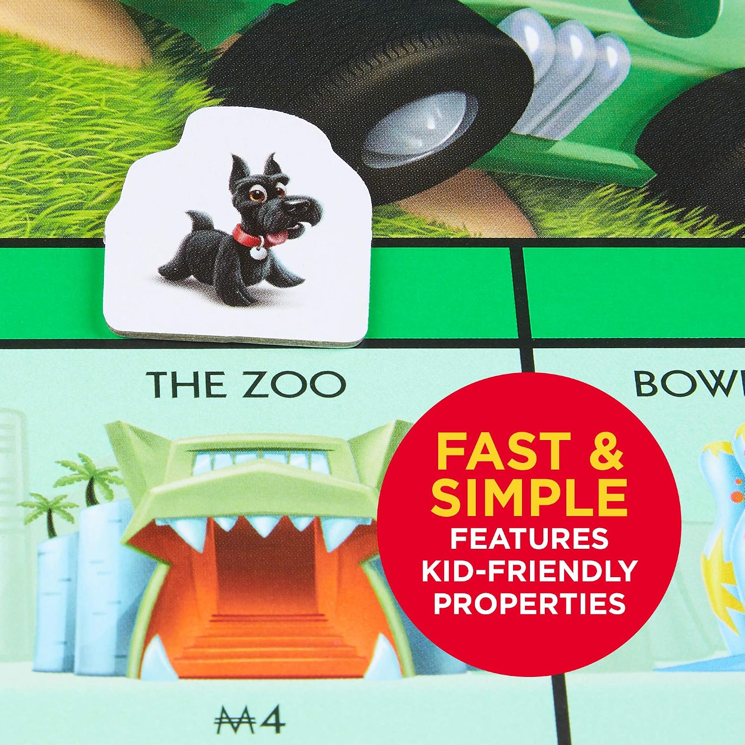 Monopoly Junior - Juego de mesa para 4 jugadores, a partir de 5 años