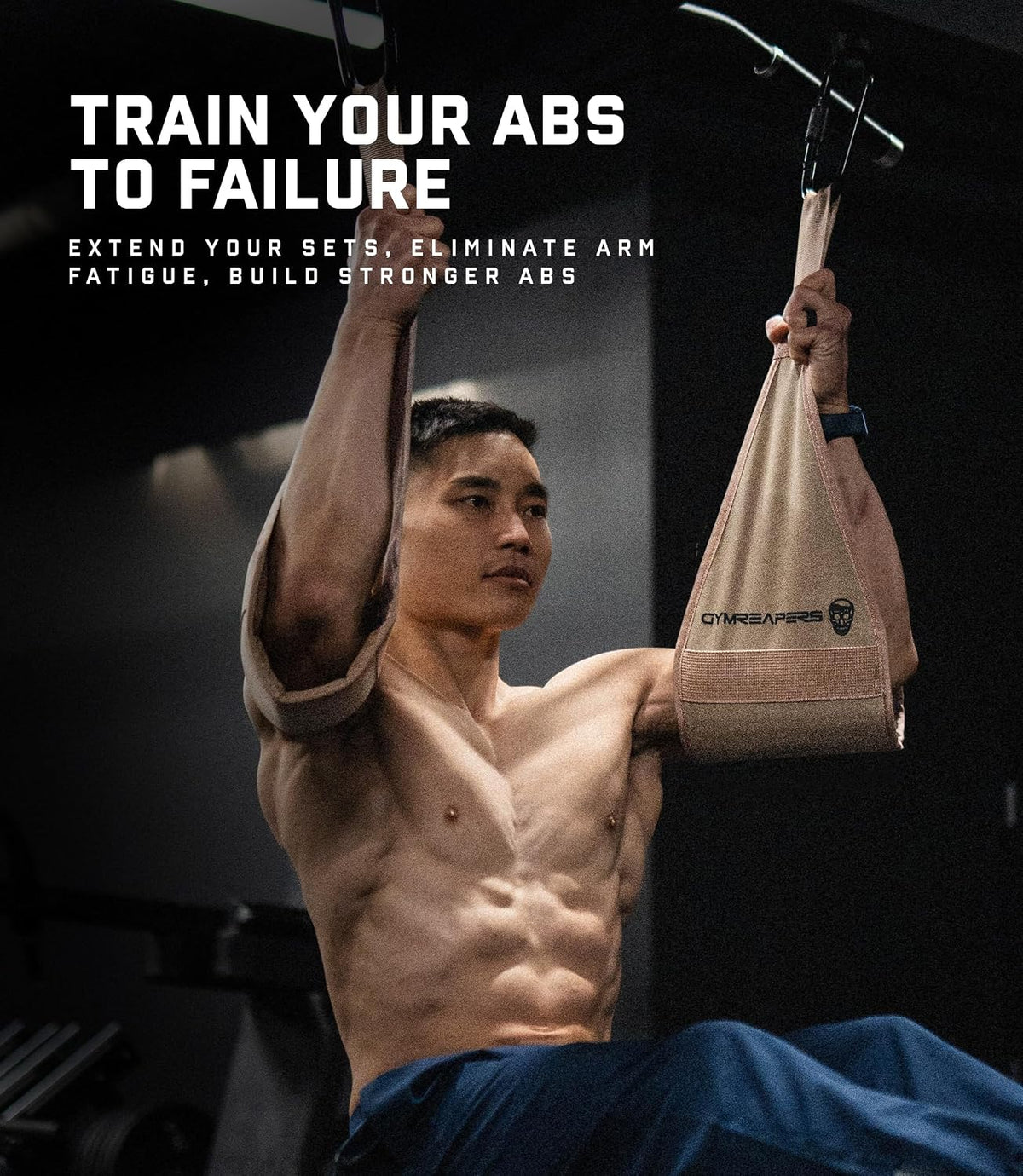 Gymreapers Correas Colgantes para Abdominales para Barra de Dominad...