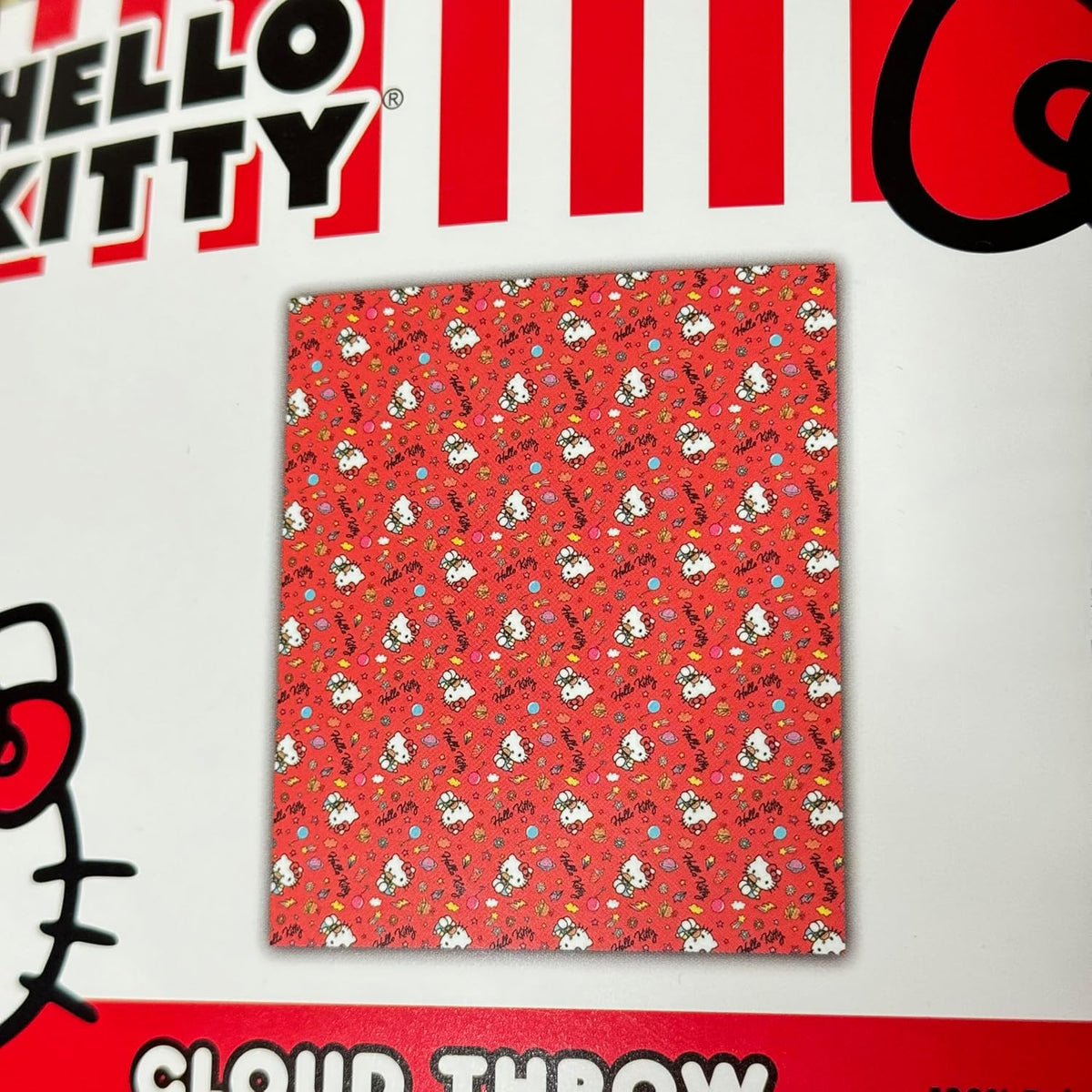 NORTHWEST Manta de felpa con diseño de nube de Hello Kitty, 60 x 70...