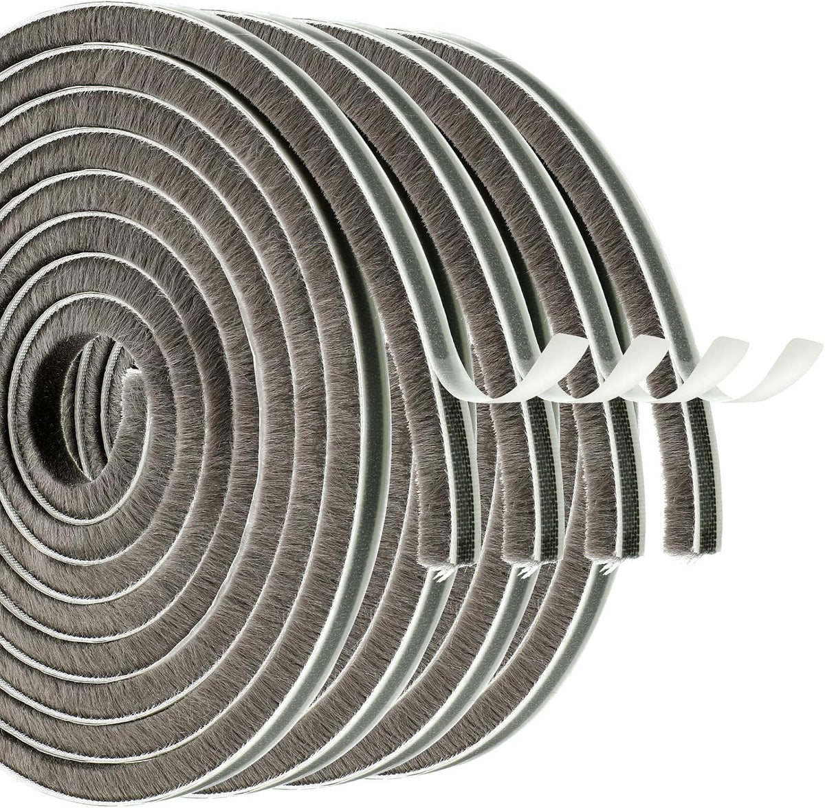 Jetec 2 unidades autoadhesivas de pelotaje gris | 3\/8 x 3\/8 pulga...