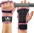 Mava Sports Guantes de levantamiento de pesas con soporte para muñe...