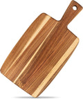 Tabla de cortar de madera de acacia y tabla de cortar con mango par...
