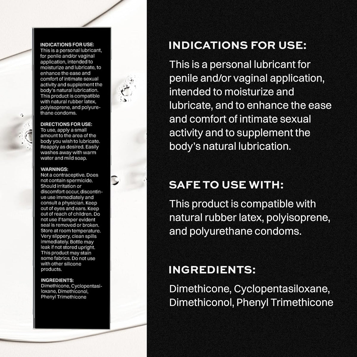 Wet Platinum Lubricante personal a base de silicona | Fórmula ultra...