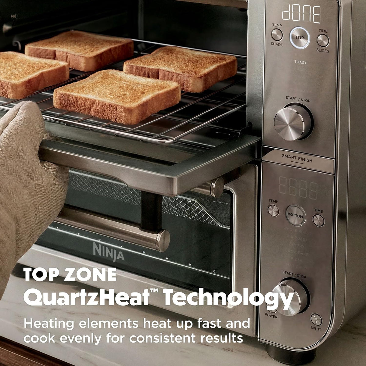 Ninja Horno doble Pro Smart XL, 12 en 1, plateado, DCT821 | Horno s...