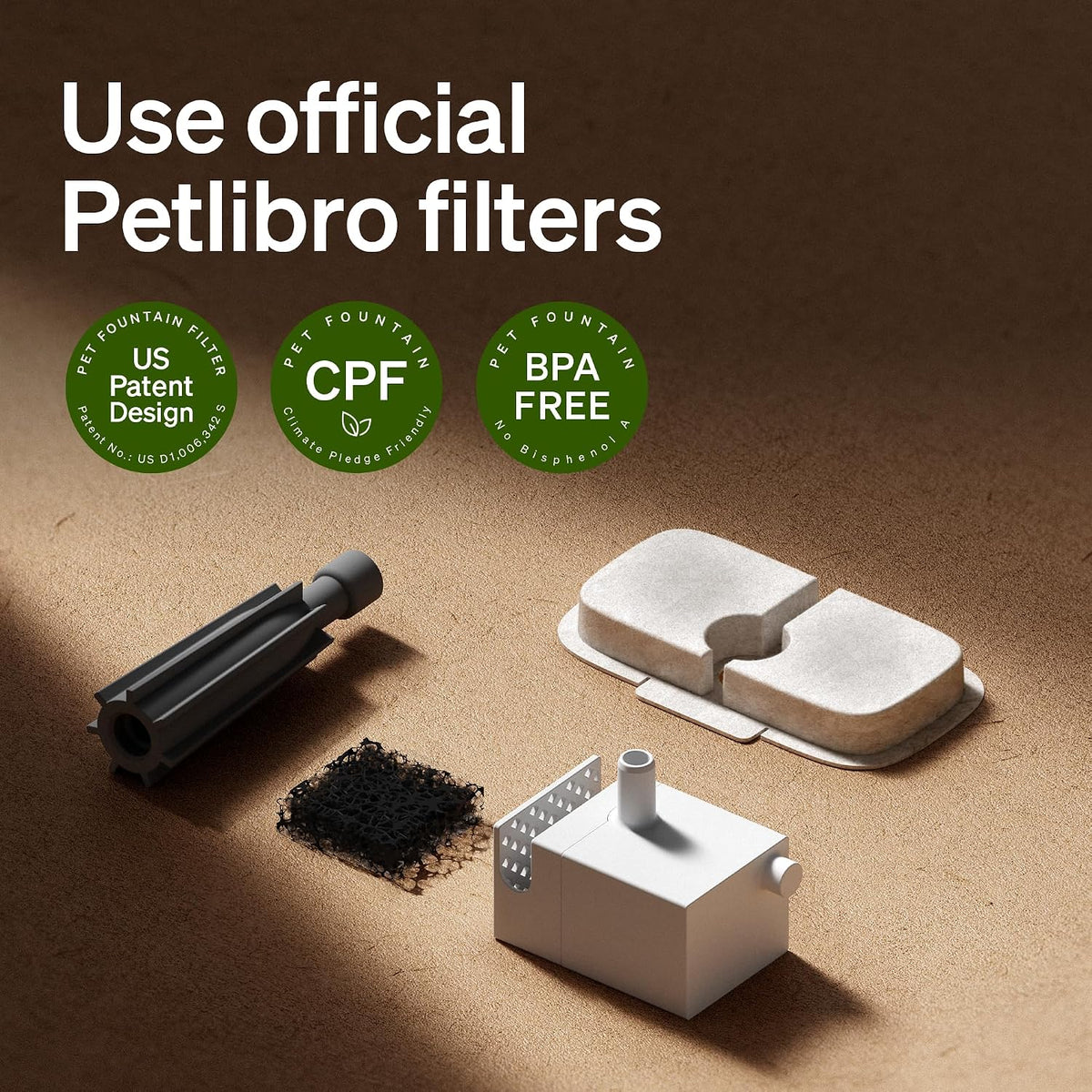 PETLIBRO Dockstream - Filtros de repuesto para fuente de agua para...