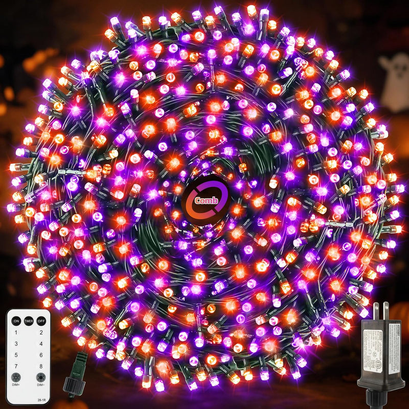 Chuya - Luces de Halloween para interiores y exteriores, 300 luces...
