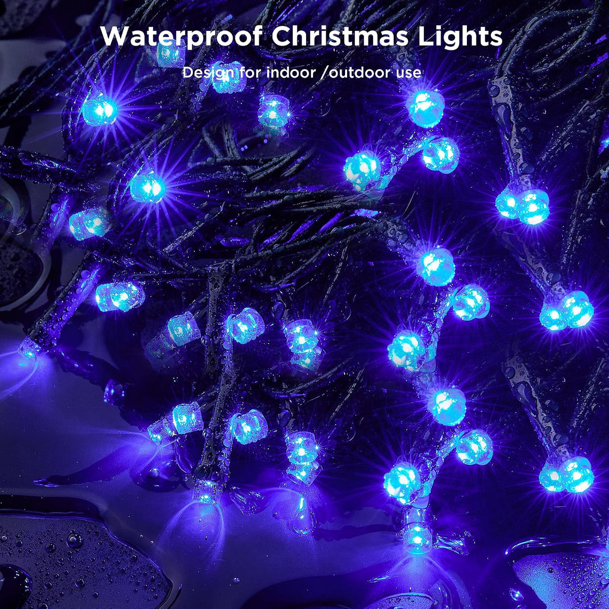 BlcTec Luces de Navidad con 500 luces LED de 174 pies con certifica...