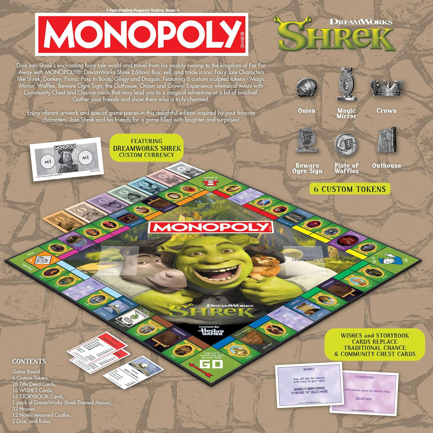 MONOPOLY: Juego de mesa Shrek Edition, compra, venta e intercambio,...