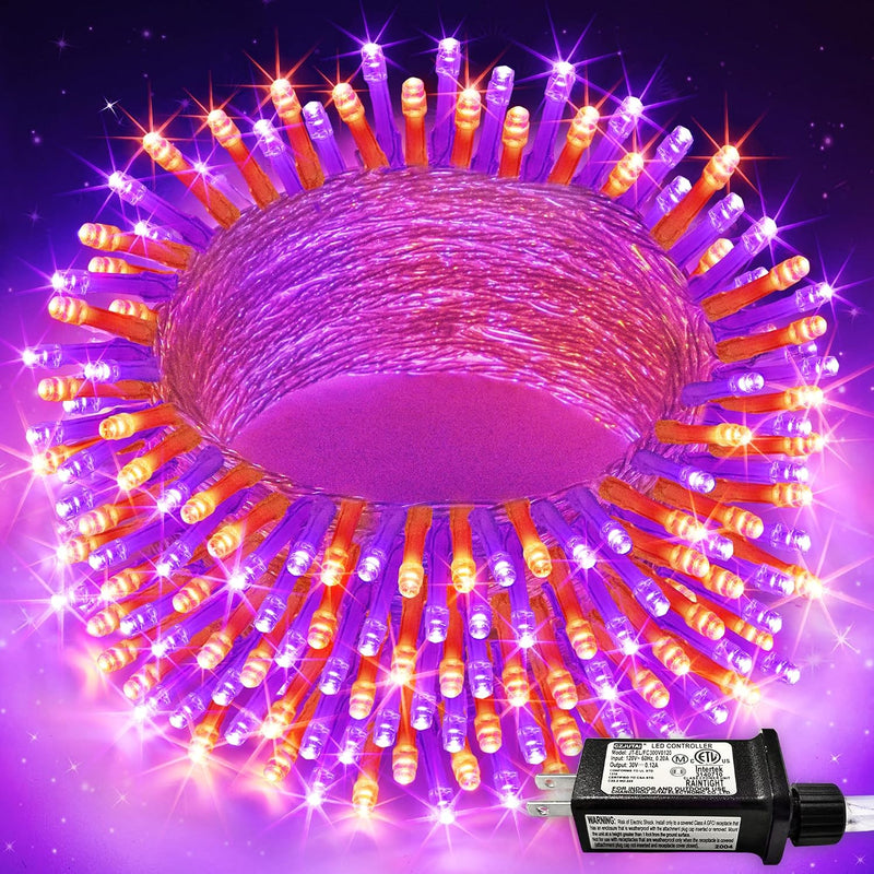 JMEXSUSS 200 luces LED de Halloween para el aire libre, 66 pies, lu...