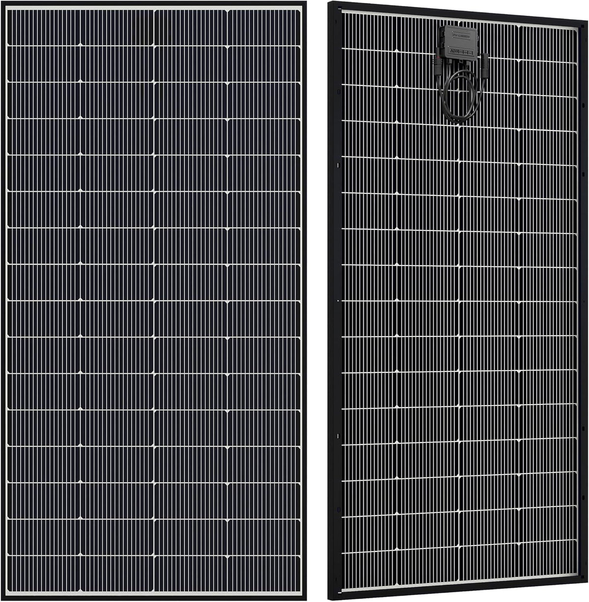 Xilanseek Panel solar bifacial de 300 W, panel solar monocristalino...
