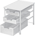 Simple Houseware - Cajón organizador apilable de 3 niveles, color b...