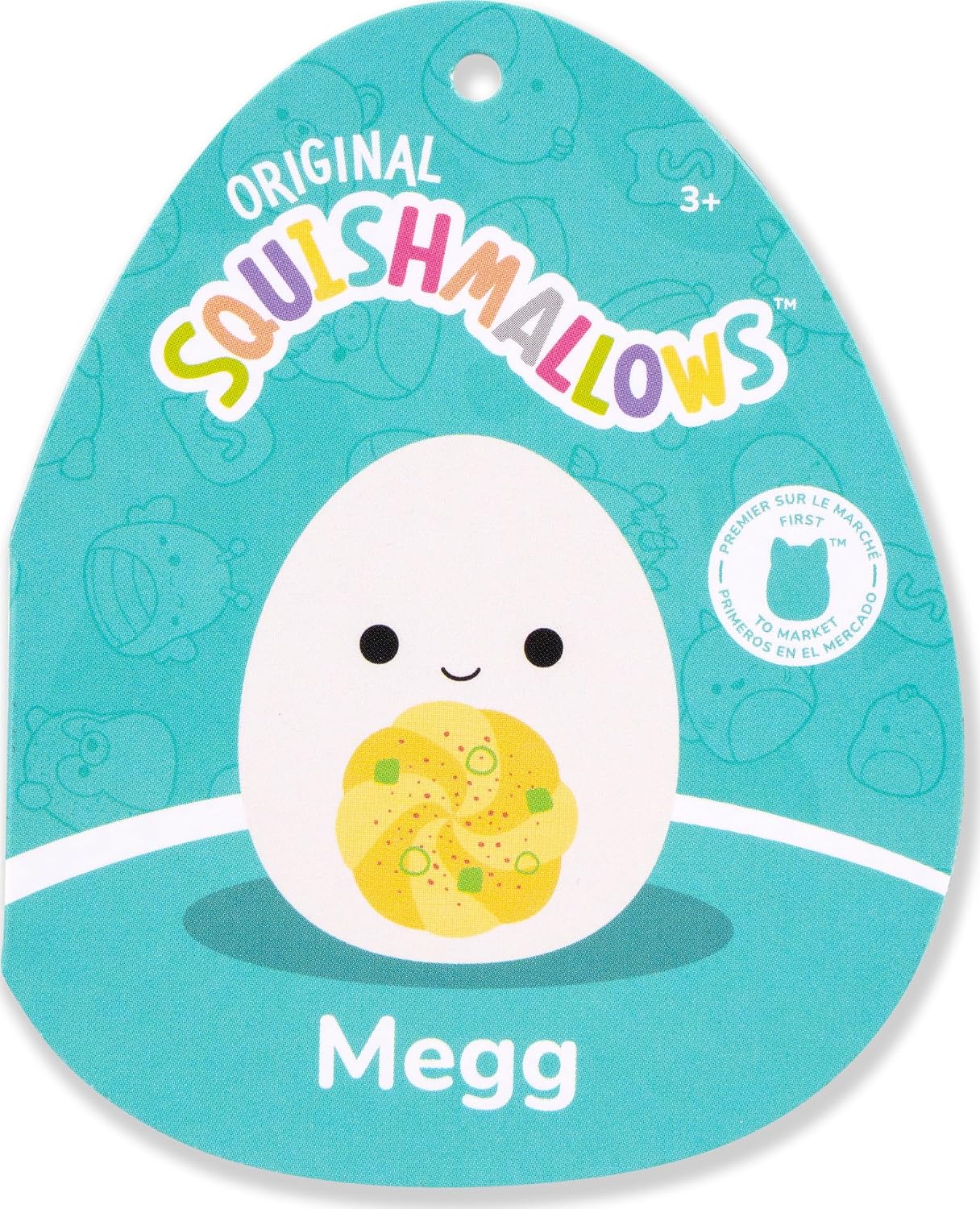 Squishmallows Megg The Deviled Egg original de 14 pulgadas - Peluch...