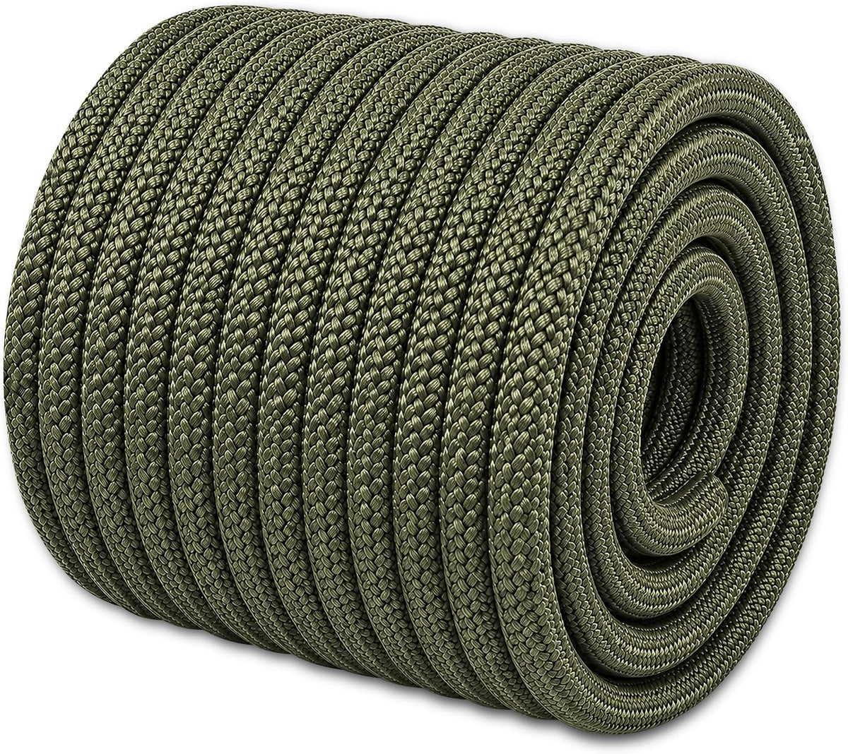 YUZENET Cuerda de arborista de poliéster trenzada (3\/8 pulgadas x...
