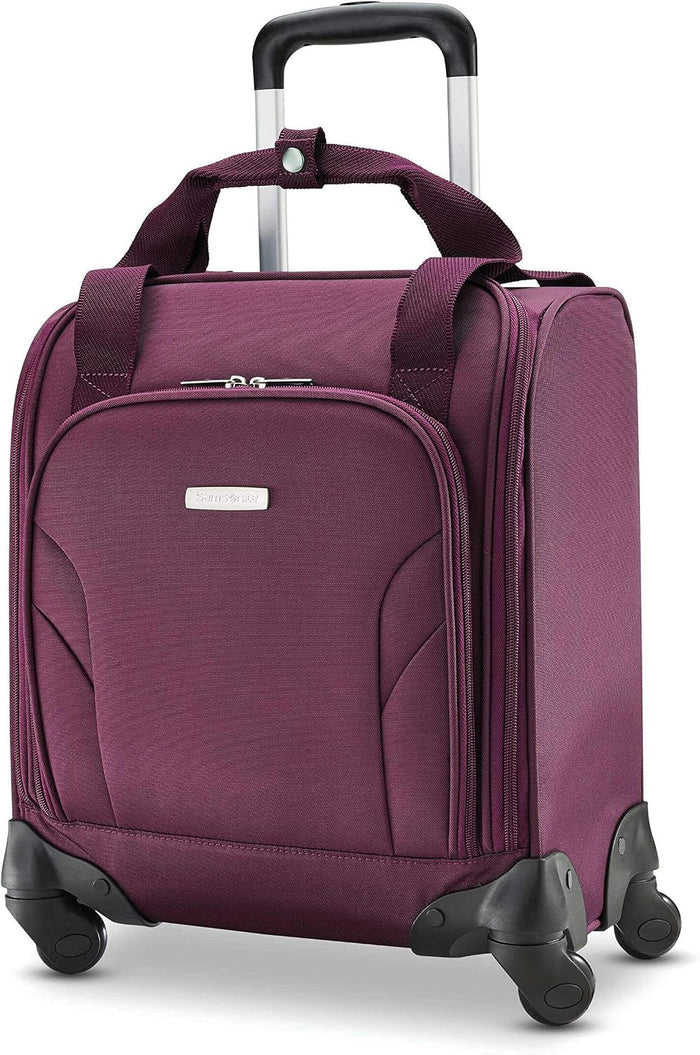 Samsonite - Equipaje de mano debajo del asiento con puerto USB gira...
