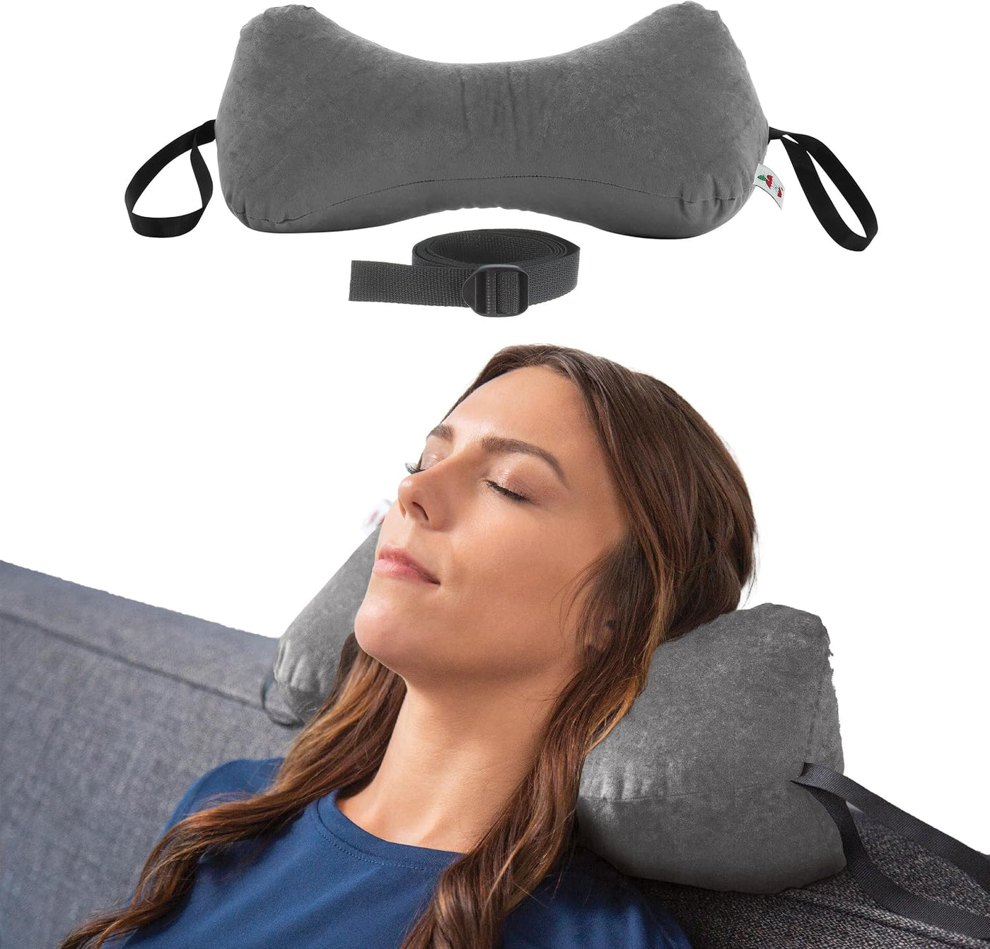 Sleep Log - Almohada quiropráctica para cuello y espalda en forma d...