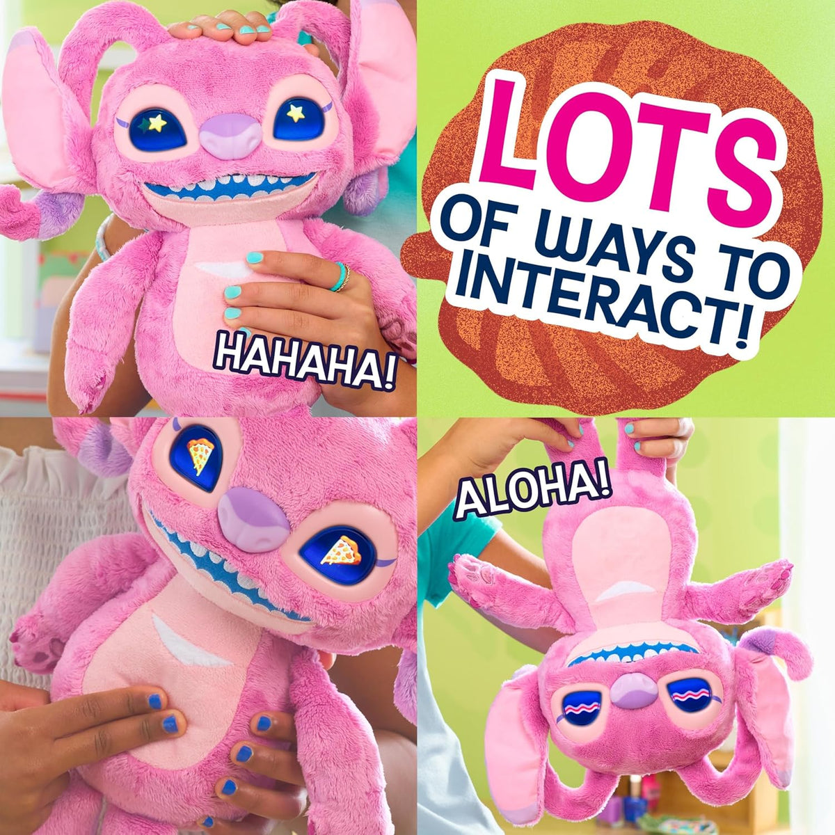 Peluche interactivo Disney Stitch Angel Many Moods, más de 50 sonid...