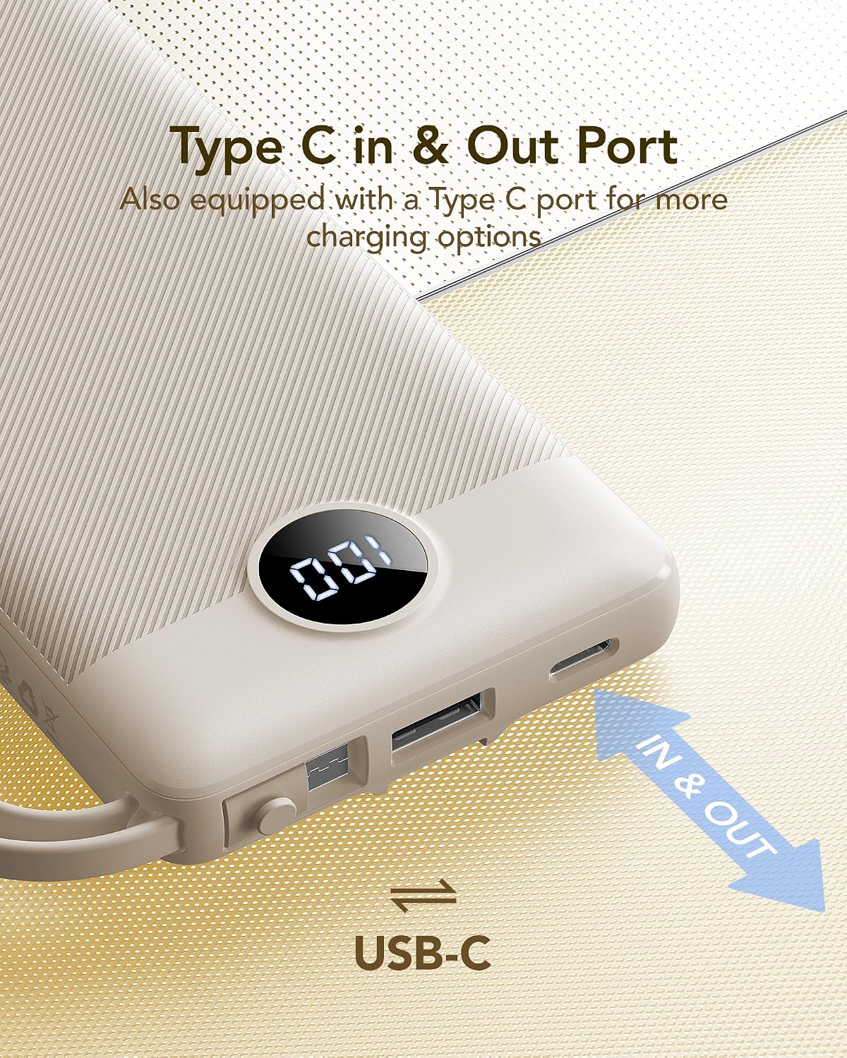 Cargador portátil VRURC, batería de 10000 mAh para viajes esenciale...
