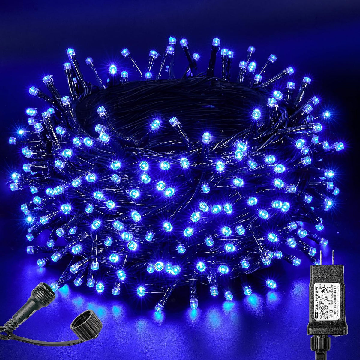 BlcTec Luces de Navidad para interiores y exteriores, 300 luces LED...