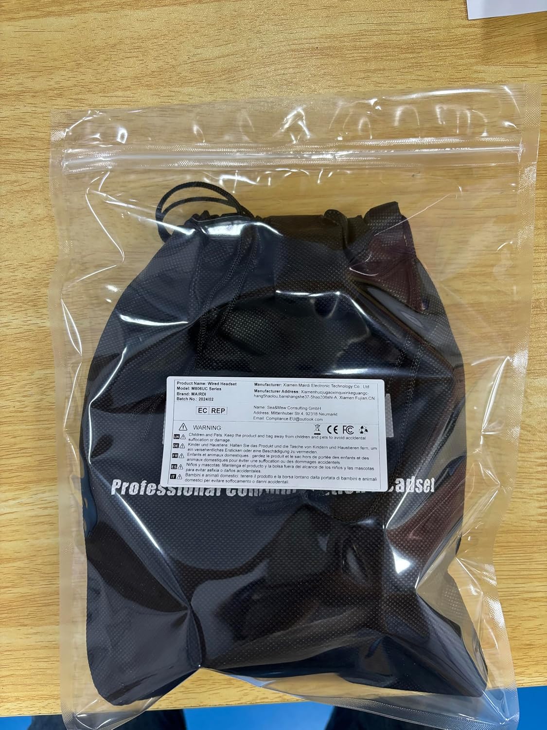 MAIRDI Auriculares USB con micrófono para PC, auriculares de comput...