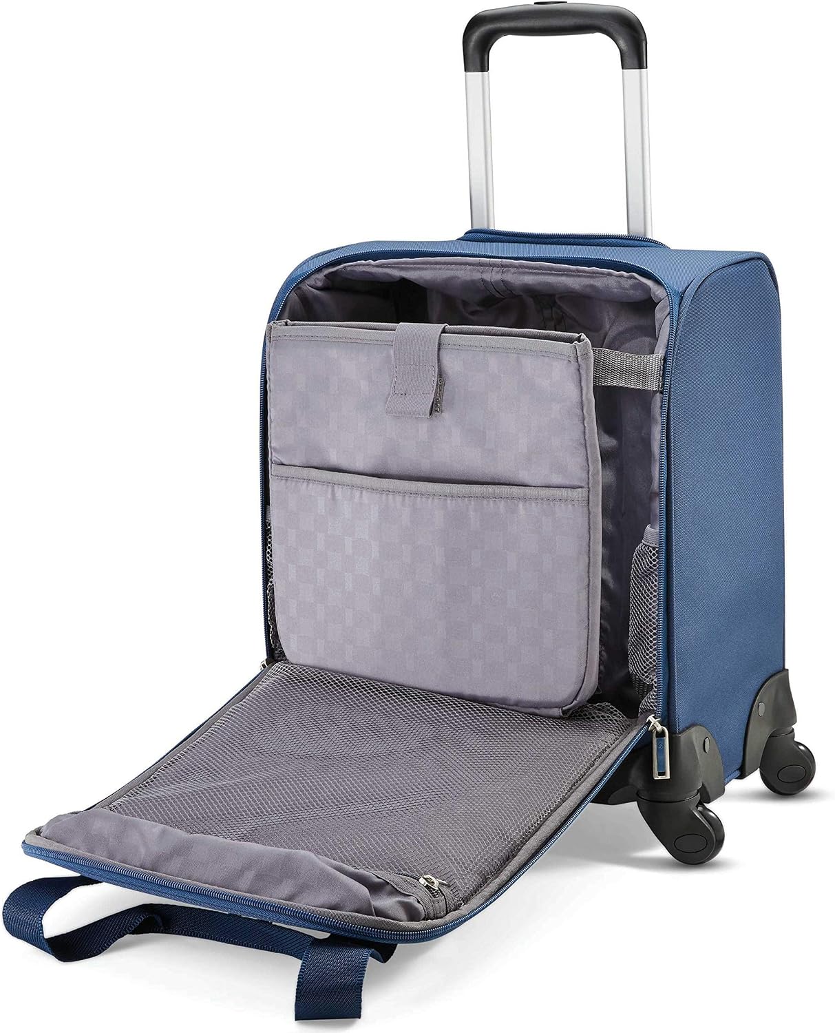 Samsonite Spinner de mano debajo del asiento con puerto USB, océano...