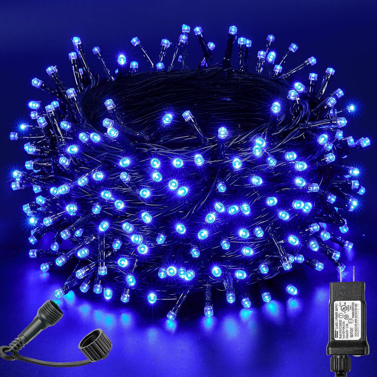 BlcTec Luces de Navidad con 500 luces LED de 174 pies con certifica...