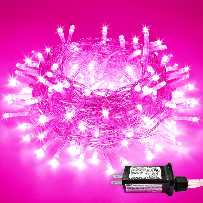 JMEXSUSS 200 luces LED rosas para decoración de habitaciones, luces...