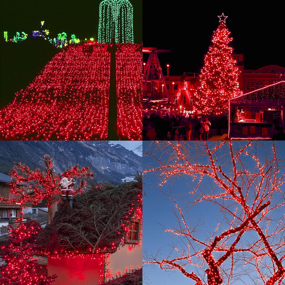 HOME LIGHTING Mini luces decorativas de San Valentín, 200 luces LED...
