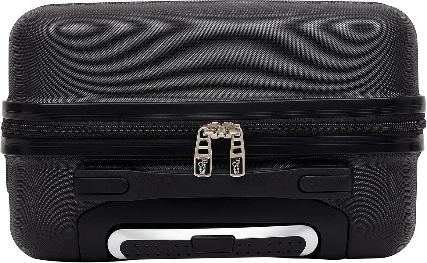 Travelers Club Equipaje de mano Richmond Spinner de 22", Negro