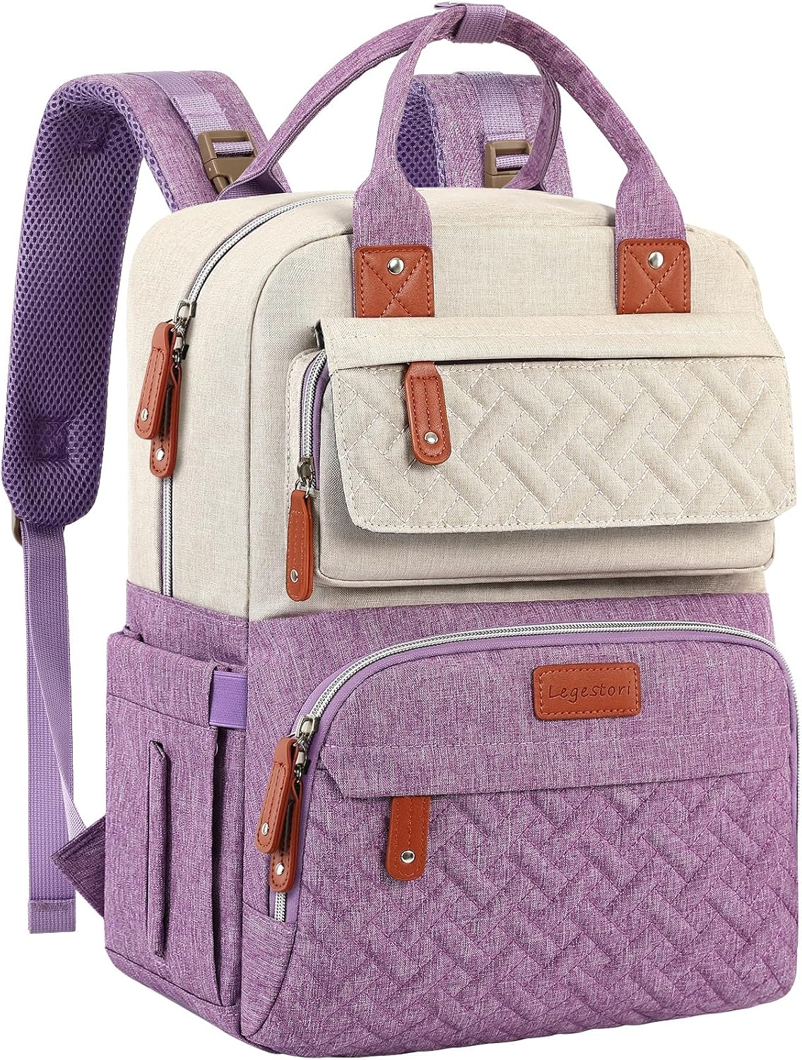 Mochila para pañales, bolsas de bebé unisex grandes para niños y ni...