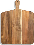 Tabla de cortar de madera de acacia y tabla de picar con mango para...